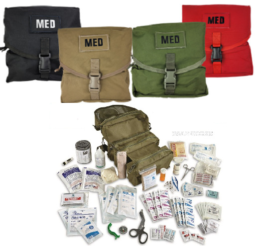 ELITE FIRST AID Corpsman M3 Medic Bag Kit STOCKED Tactical Trauma EMS EMT