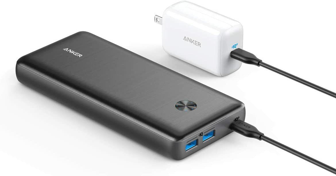 Anker Power Bank 25600mAh + PD 60W Portable Charger for USB C MacBook /iPhone 12