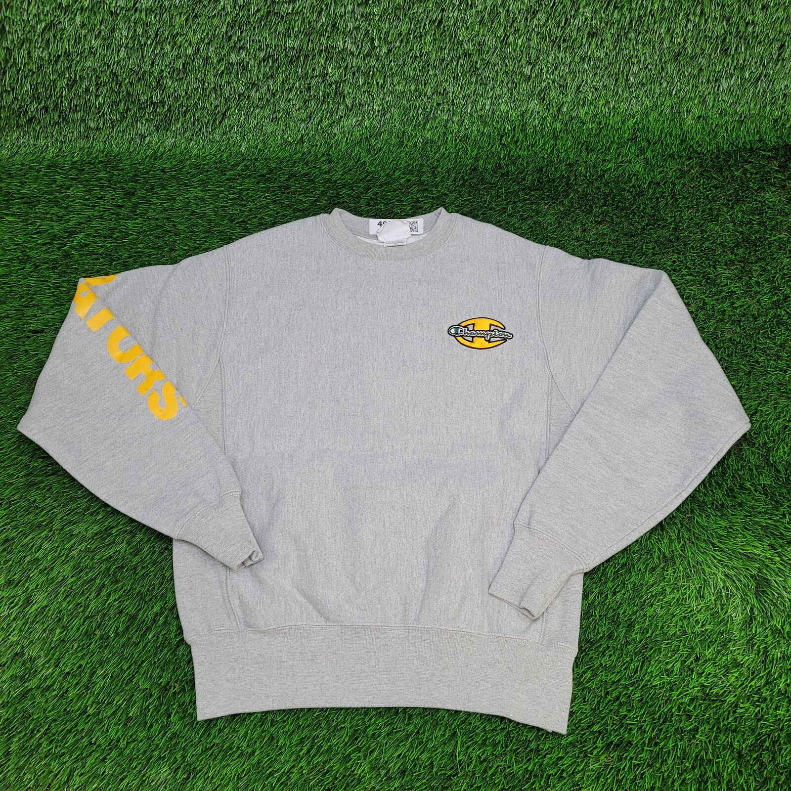 Vintage Champion Reverse-Weave x University-of-Florida Sweatshirt Small Gray