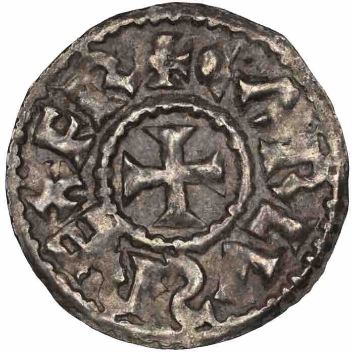 NGC MS61 Charles the Bald or Simple Carolingian France 860-925 Melle Denier Coin