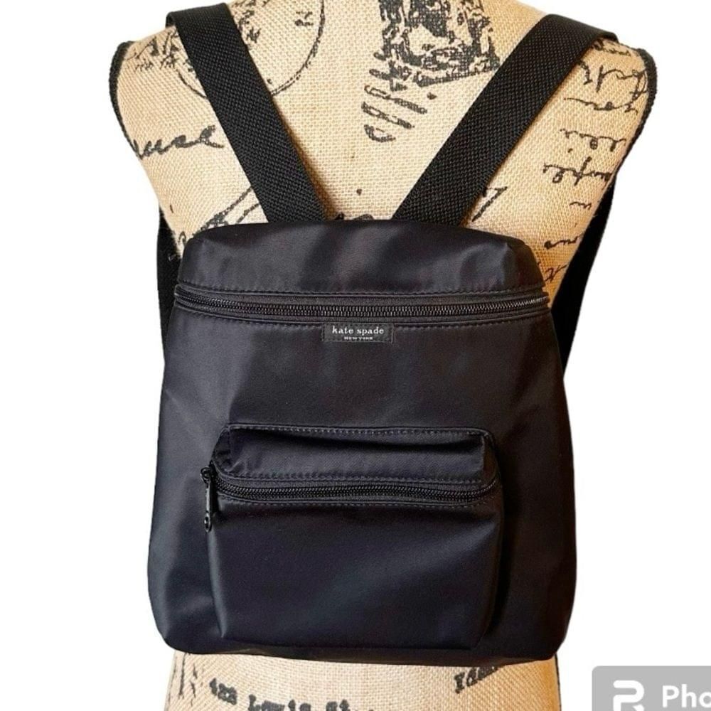 Kate Spade Vintage Black Nylon Backpack