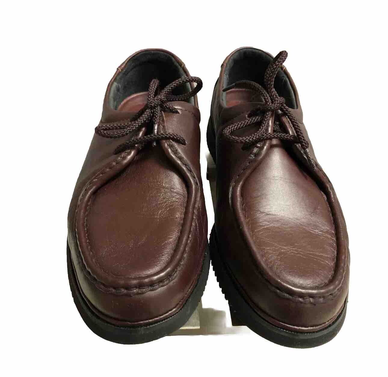 Florsheim Men’s Leather Lace-Up Burgundy Shoes Sz 9.5 NWOT