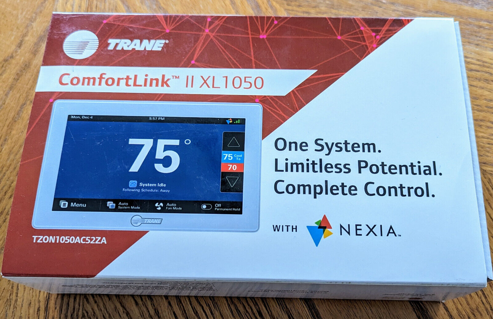 Trane TZON1050AC52ZA ComfortLink II XL1050 Wifi/Nexia Smart Control Thermostat
