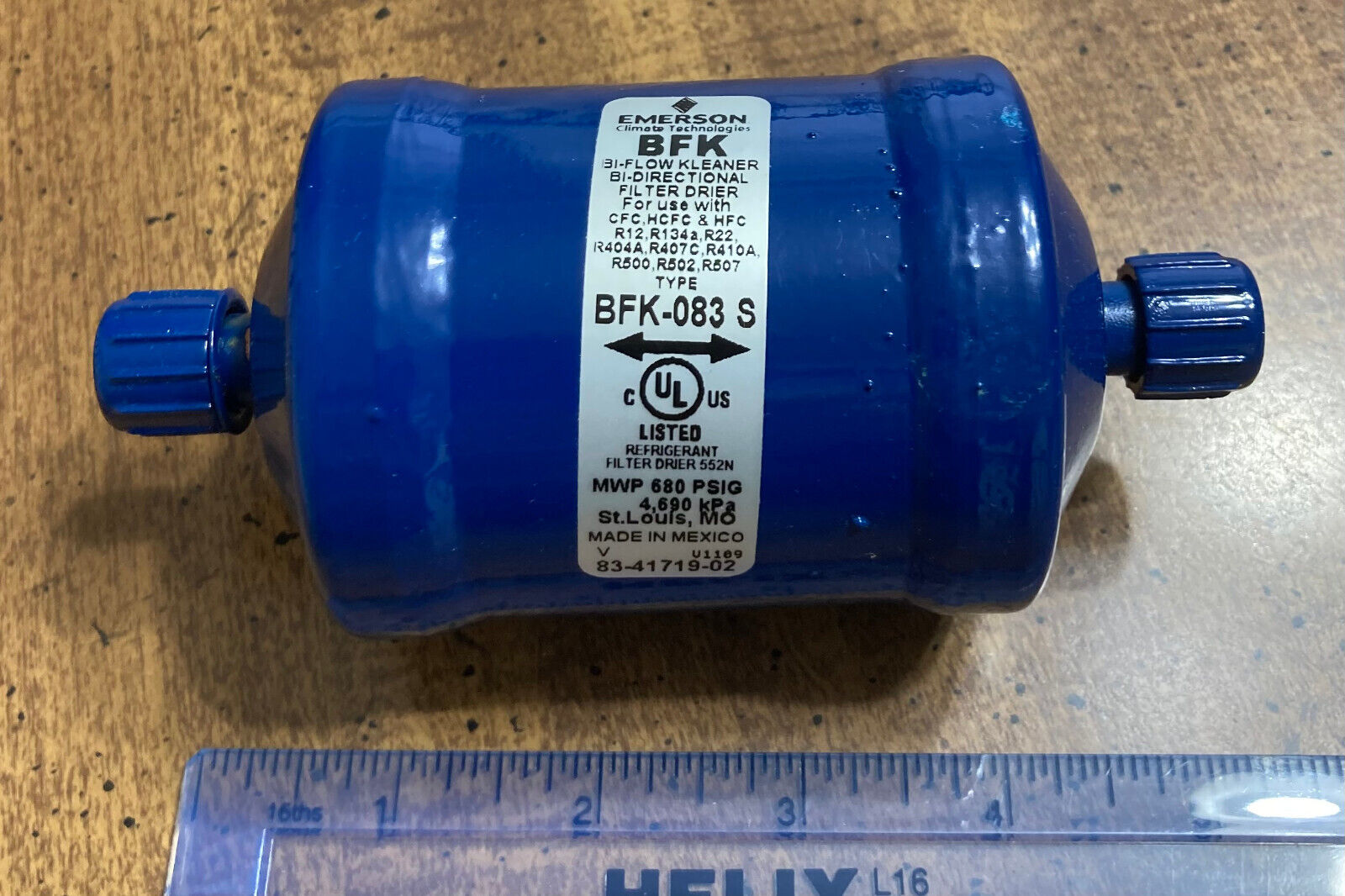 Emerson Filter-drier BFK 083S Heat Pump Bi-Flow