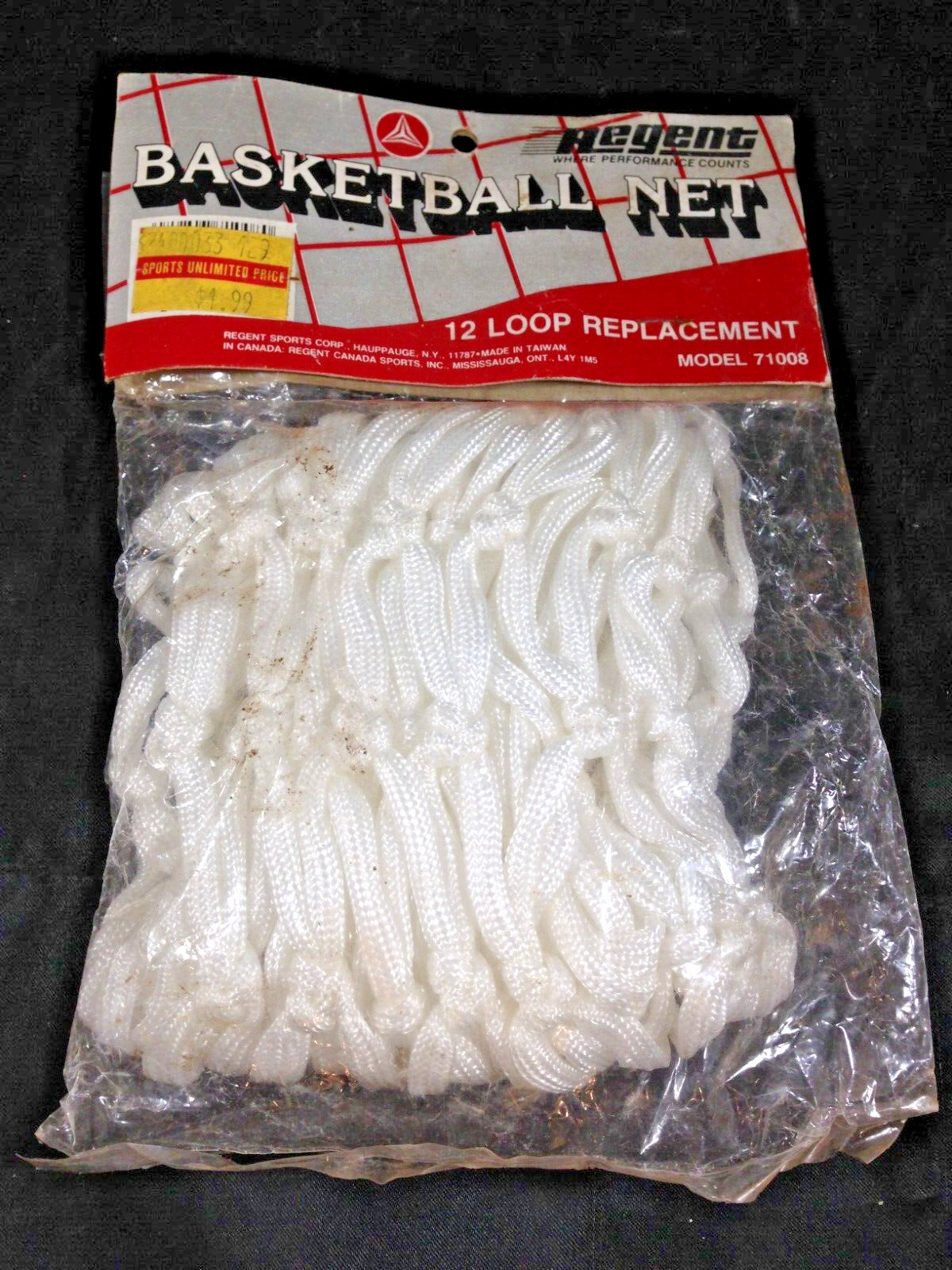 Vintage NOS Regent Basketball Net 12 Loop Replacement Model 71008