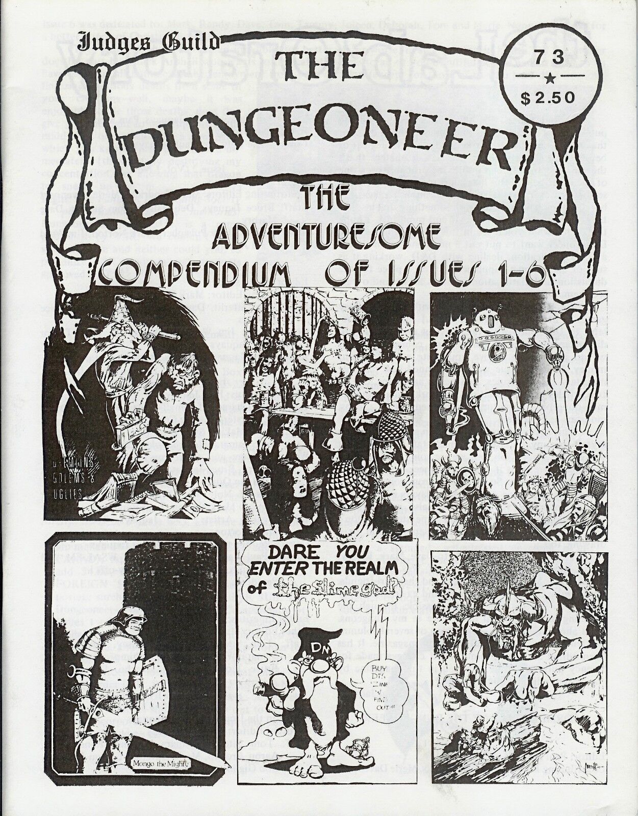 D&D Judges Guild The Dungeoneer Compendium 1-6 SW Dungeons & Dragons