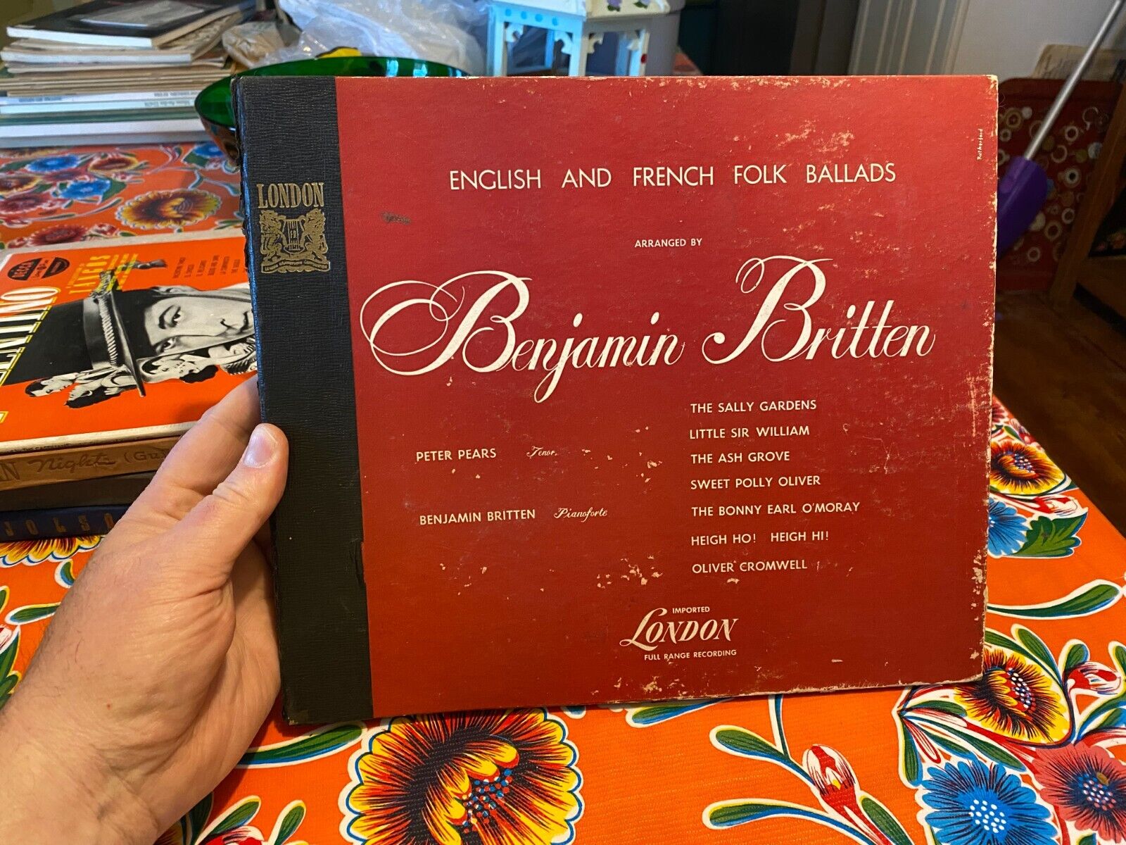 English & French Folk Ballads arranged by Benjamin Britten  Peter Pears, tenor