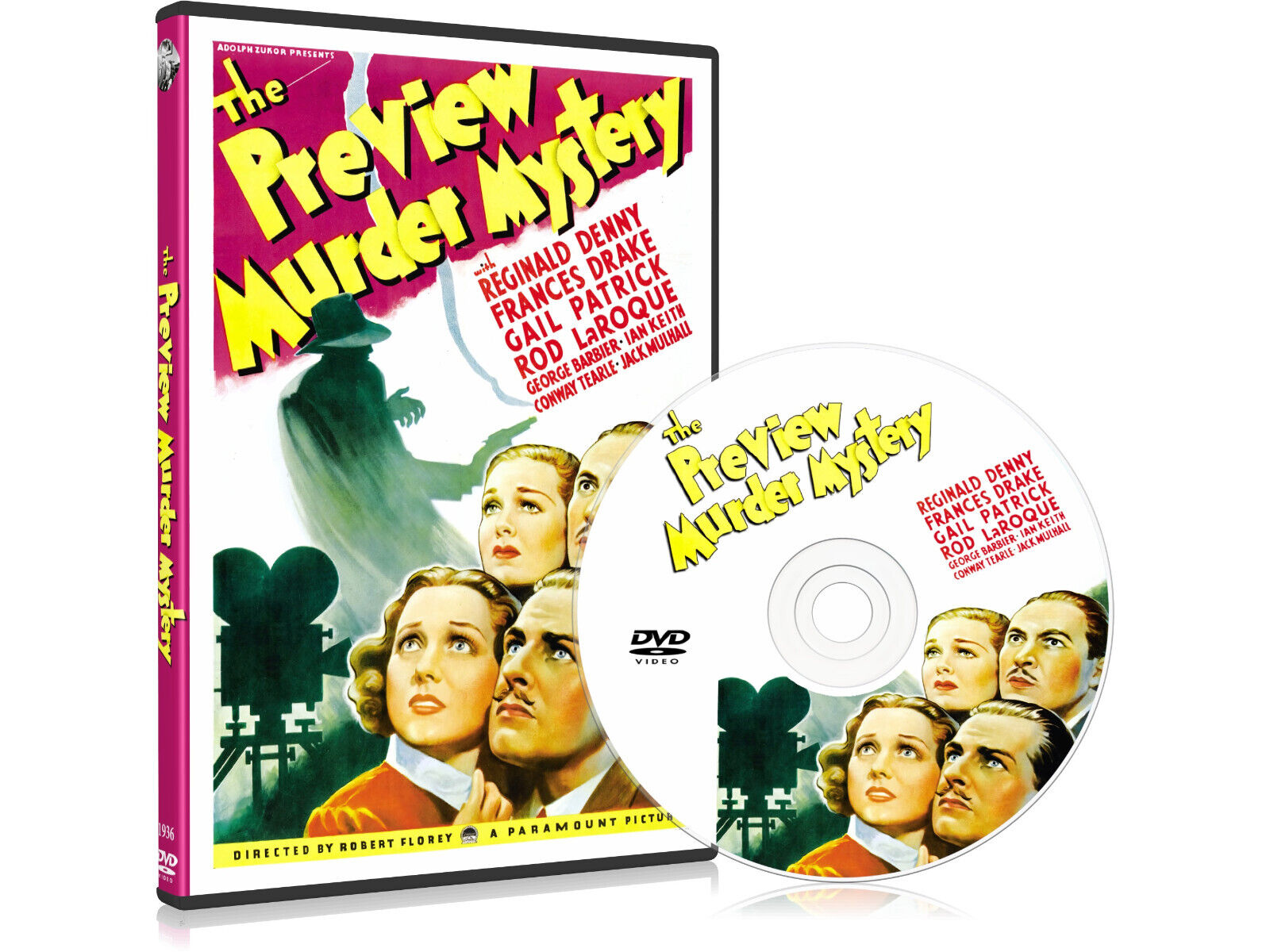 The Preview Murder Mystery (1936) Action, Crime, Mystery DVD