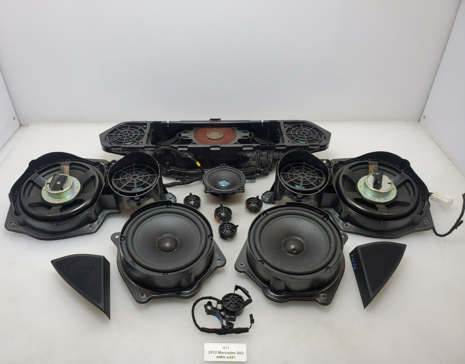 ✅ 11-13 OEM Mercedes W221 S63 Harman Kardon Logic 7 Speakers Subwoofer set of 13