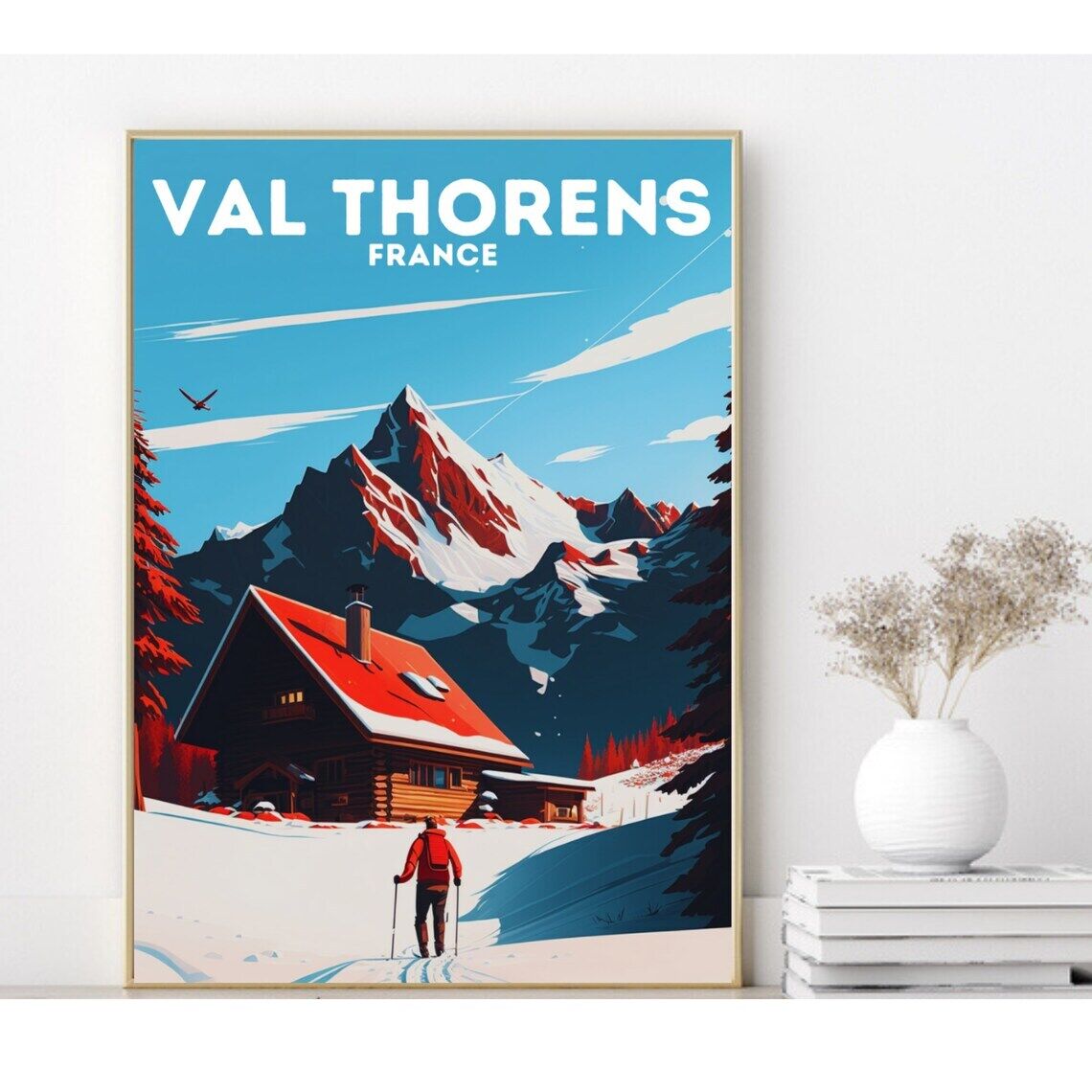 Val Thorens Travel, France poster Choose your Size