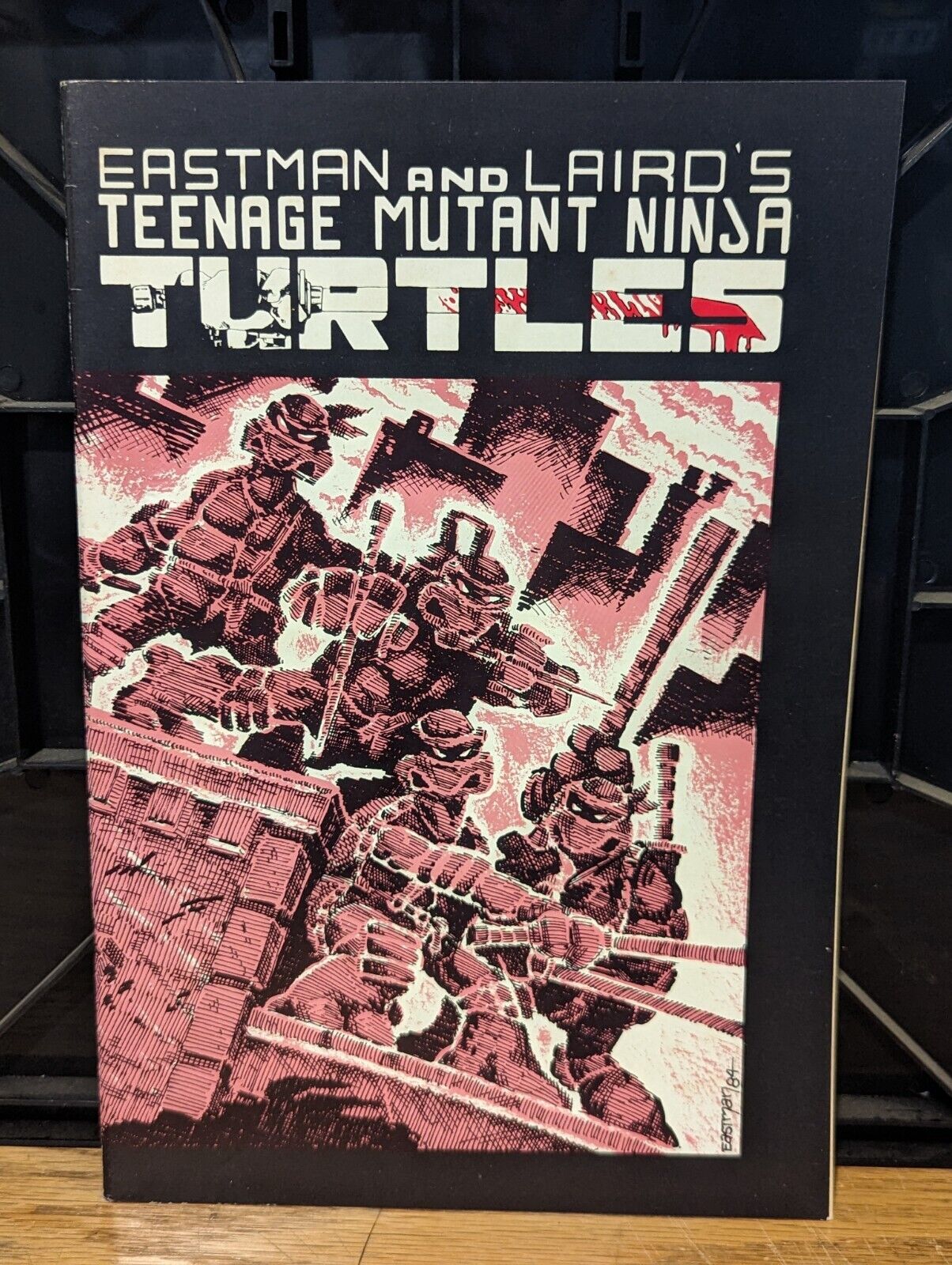 Teenage Mutant Ninja Turtles 1 3rd print. DOUBLE signed remarqued Kevin Eastman