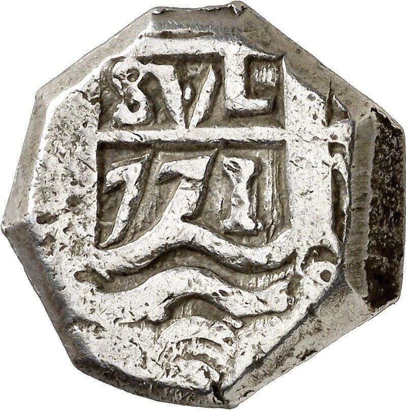 Authentic Spanish Silver 8 Reale Cob Coin 1771 Pirate Treasure Coin ShipwreckEra