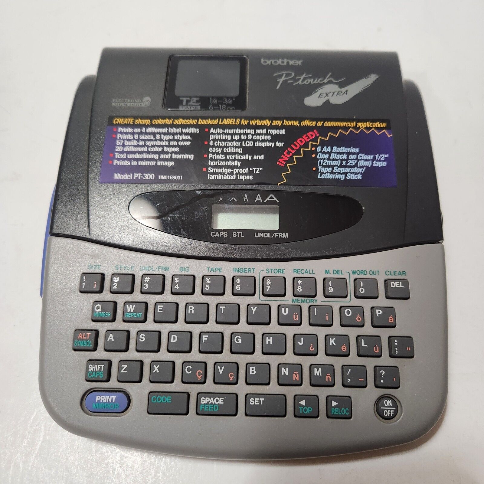 Brother P-Touch Extra Label Printer Model PT-300