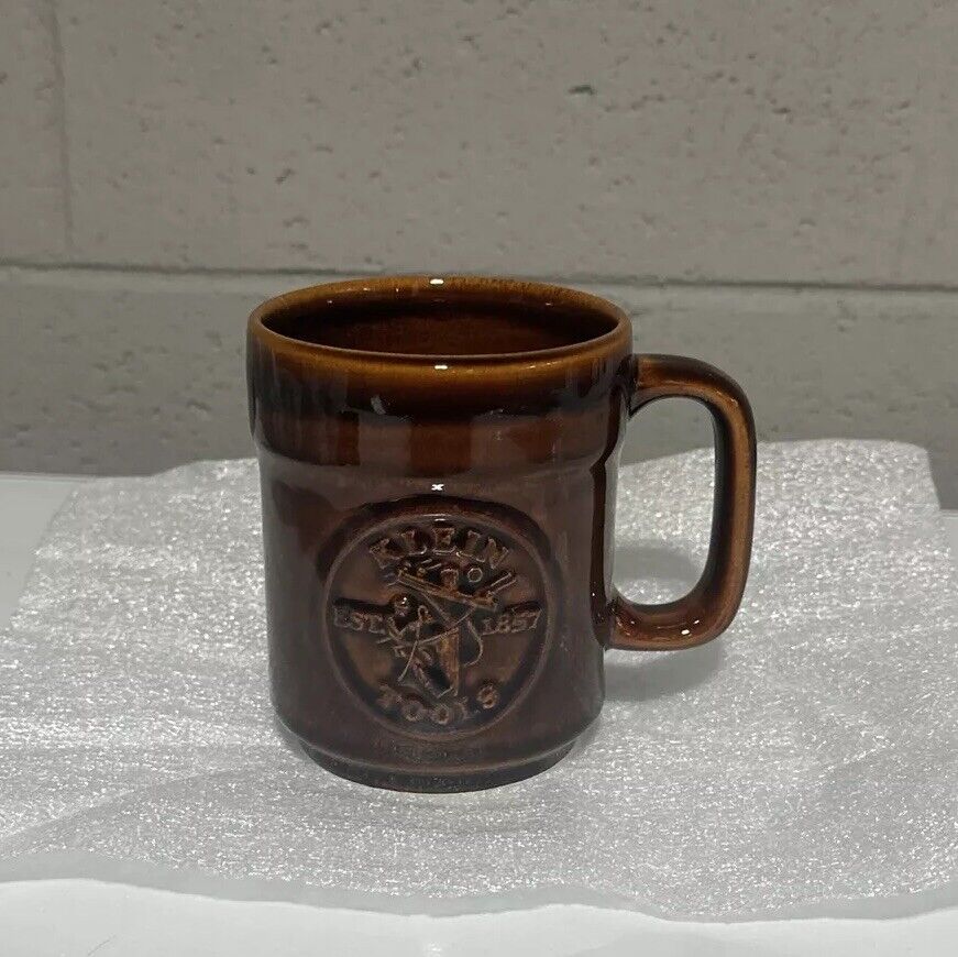 Vintage KLEIN TOOLS Lineman Coffee Cup Mug 125th Anniversary Ceramic Pfaltzgraff