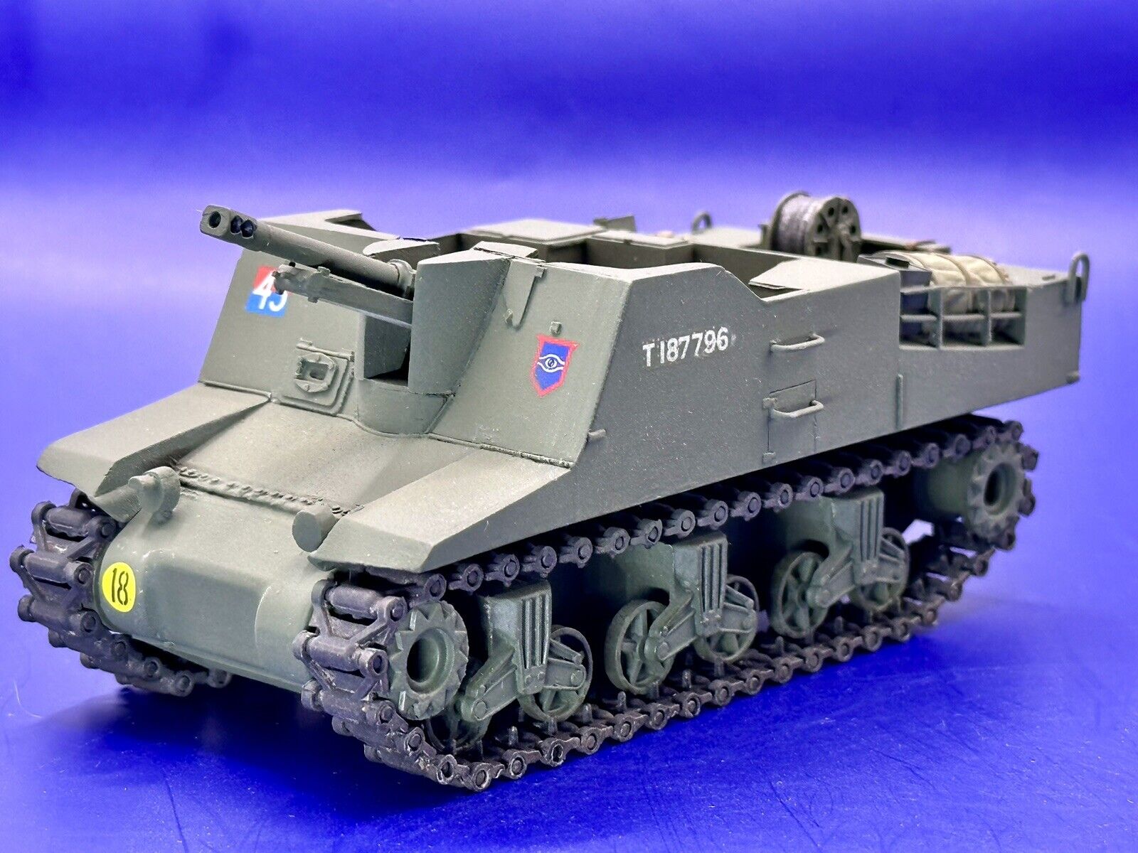 Solido Gaso Line British Army Sexton Artillery Gun Tank  Panzer Char 1/50