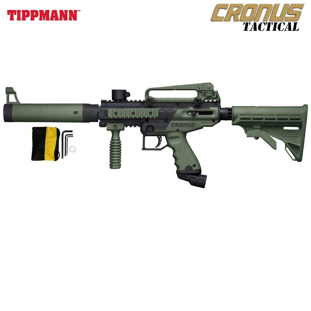Tippmann Cronus Tactical Paintball Gun - Black / Olive T141007