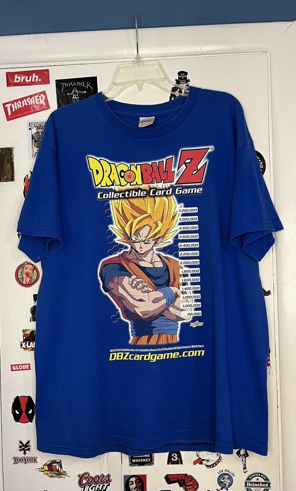 2002 Vintage Dragon Ball Z Card Tournament Winner Goku T-Shirt: XL