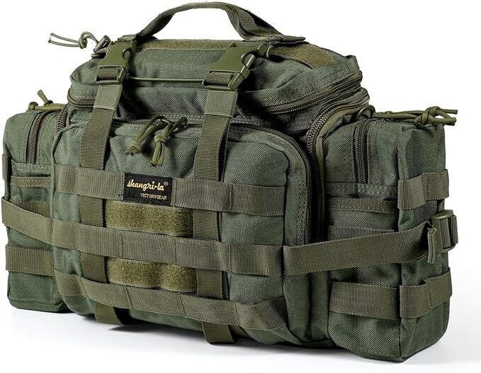 Premium Tactical Duffle Bag Gun Case Big Firearm Carrying Ammo, Shooting