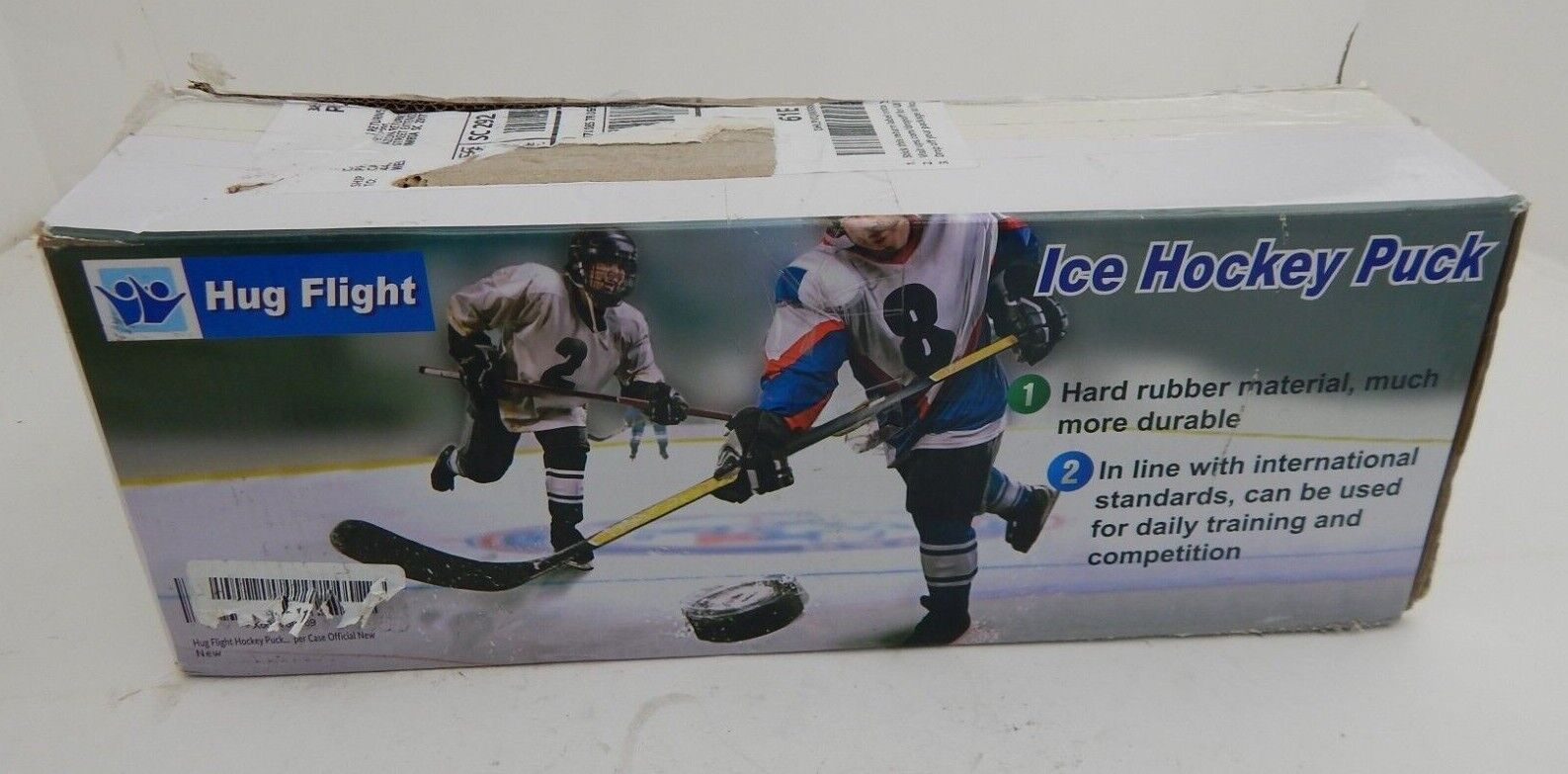 Hug Flight Ice Hockey Pucks New In Box Case of 48 For Training & Competition