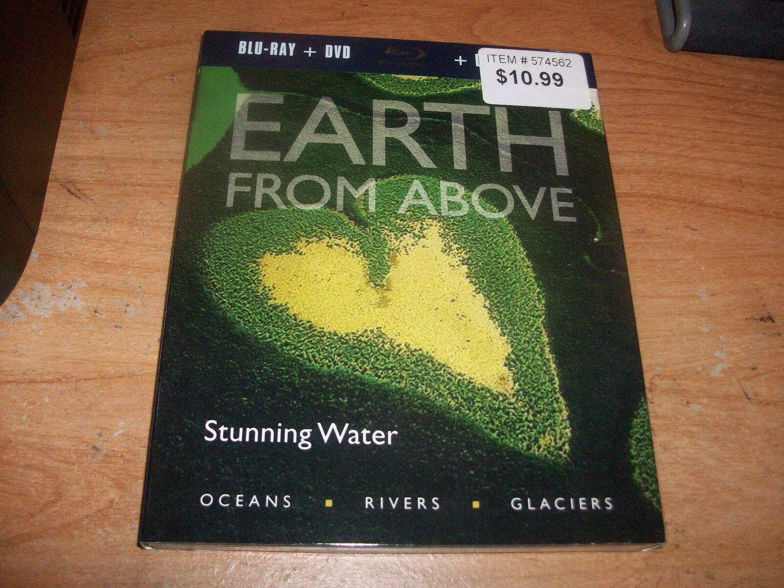 Earth From Above: Stunning Water Oceans (Blu-ray/DVD, 2011) Nature Wildlife NEW