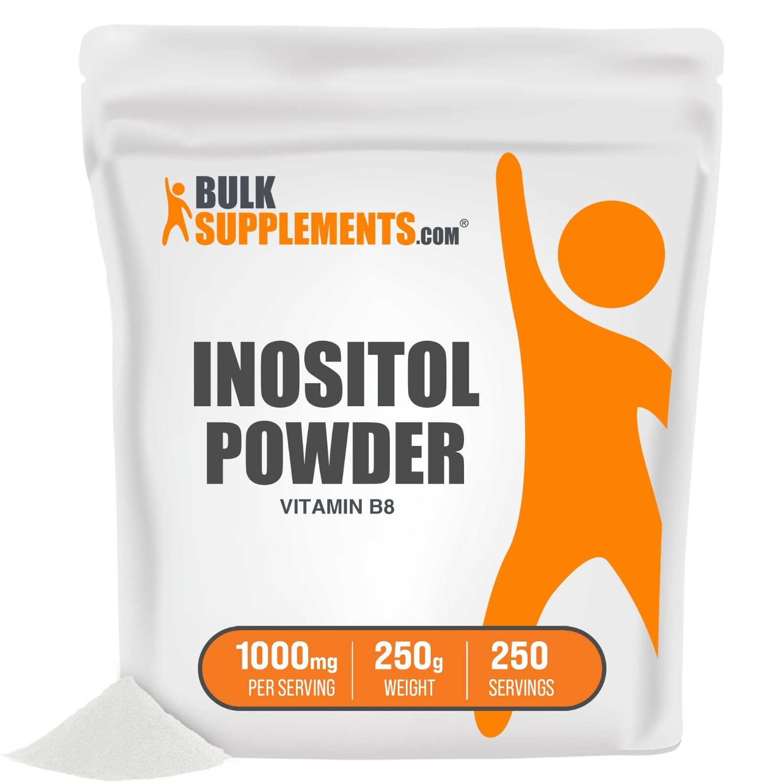 BulkSupplements Inositol (Vitamin B8) Powder 250g - 1000 mg Per Serving