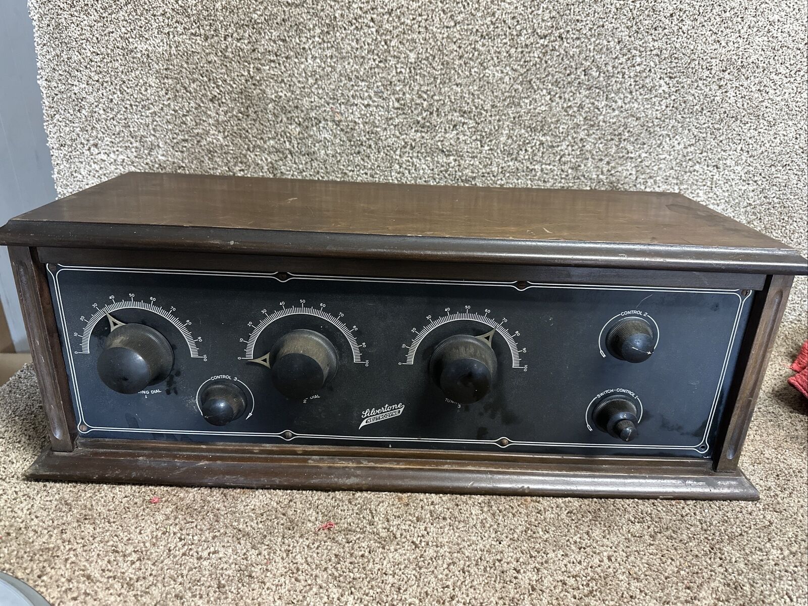 Vintage 1920\'s Sears/Silvertone, Neutrodyne -5 Tube  Radio - Nice 