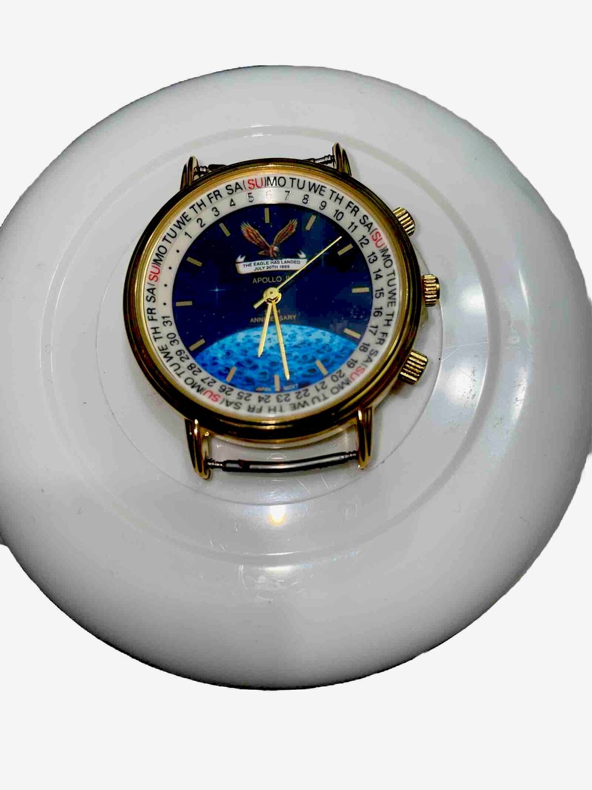 RARE Vintage Apollo II 25th Anniversary Moon Landing Watch Wristwatch Men\'s