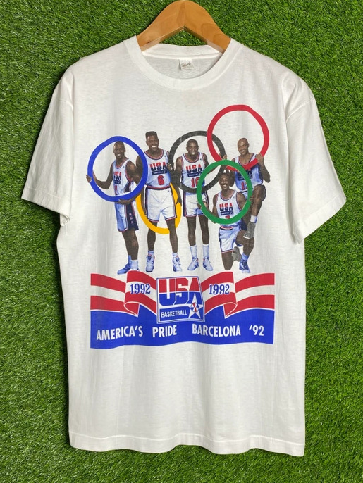 Best Price-Vintage 1992 USA Olympic Basketball Dream Team Tee Shirt S-5XL
