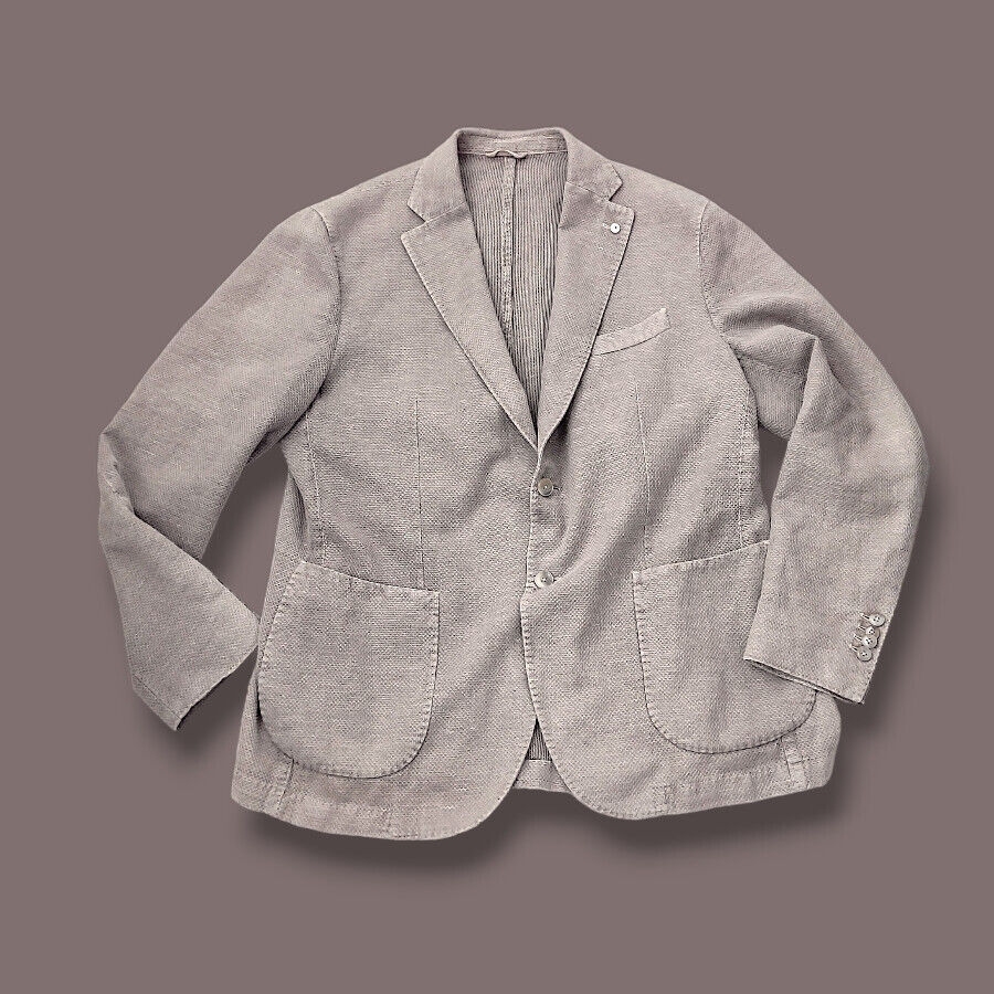 L.B.M. 1911 vintage made in Italy honeycomb textured blazer mens L/XL