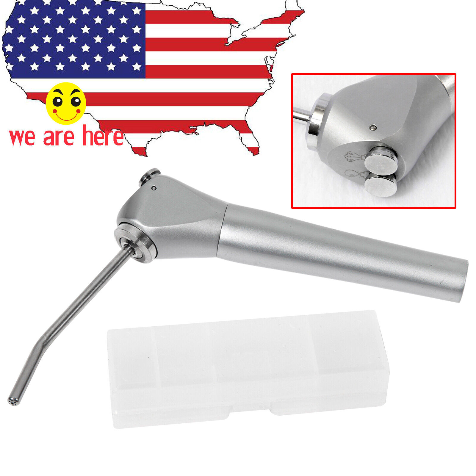 SKYSEA Lot Dental 3 Way Air Water Spray Triple Syringe Handpiece / Nozzles USPS