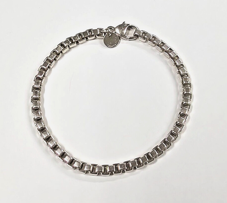 Tiffany & Co- Vancian Link Sterling Silver Bracelet