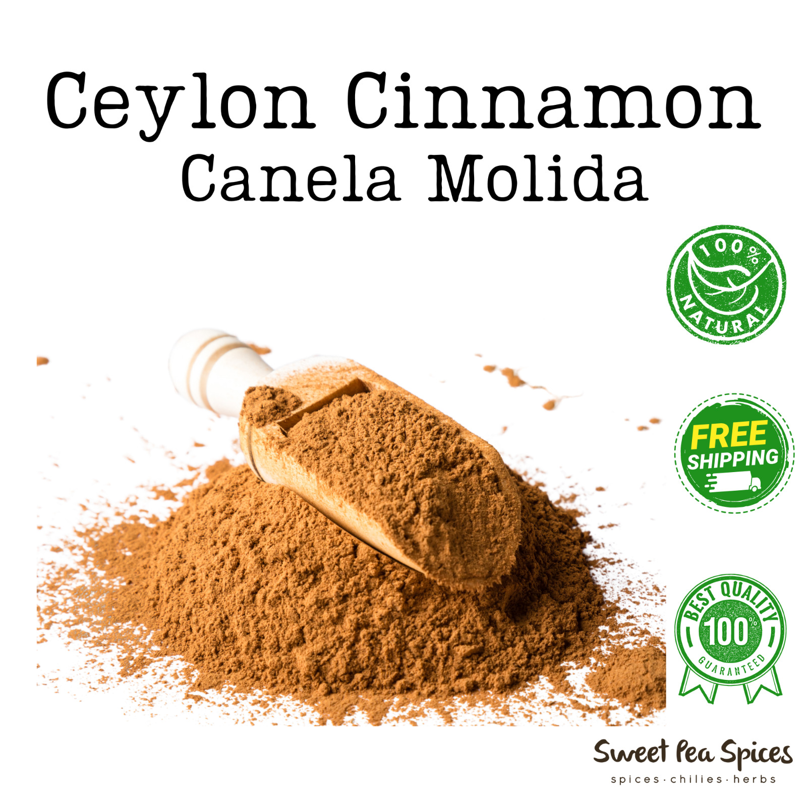 Ceylon Sri Lankan Cinnamon Powder - BULK - High Quality True Ceylon Cinnamon