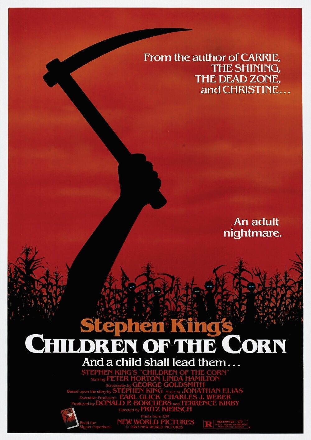 Children of the corn 1984 Filmplakat movie poster