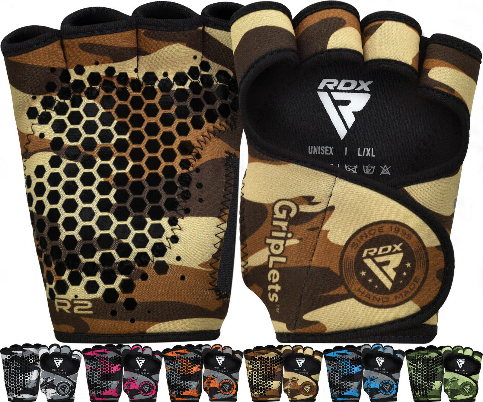 Weight Lifting Gloves by RDX, Fitness, Gym, Workout Gloves for Strength Training
