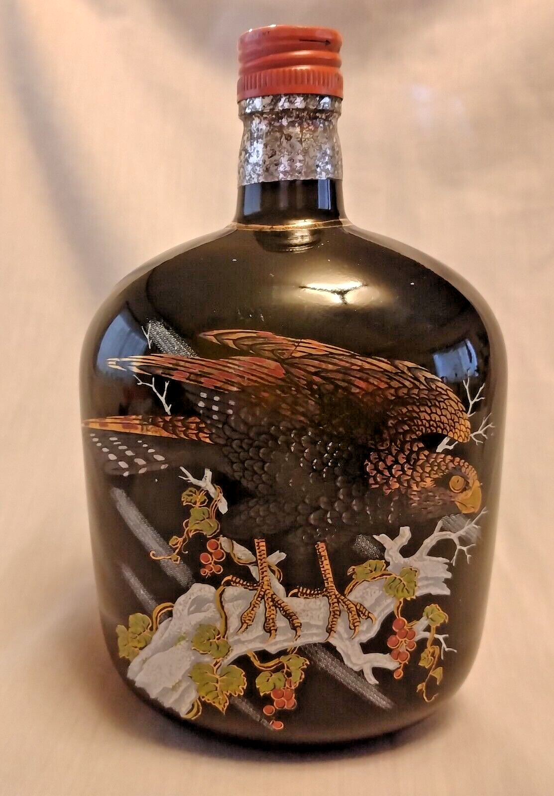 Vintage Suntory Old Whisky Special Design Hawk bottle (empty) サントリー Japan