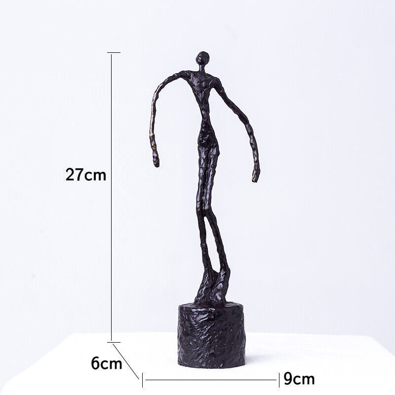 Giacometti Series Bronze Sculpture Famous Bronze Statue Vintage Abstract Crafts