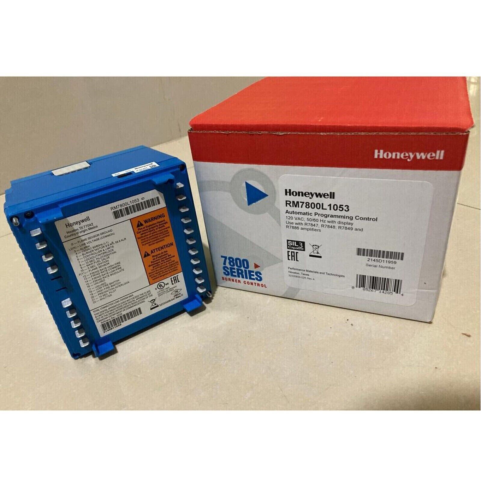 DHL ship NEW Honeywell RM7800L1053 combustion controller RM7800L 1053