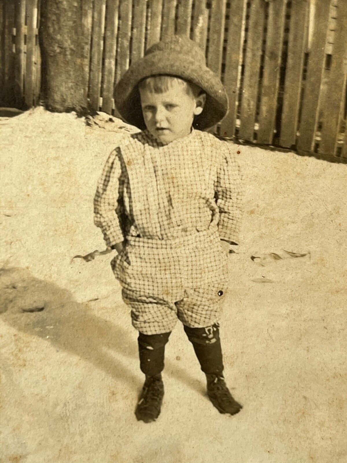 Easton Maryland Cabinet Photo ELLSWORTH NORRIS ID\'d Young Boy c.1900