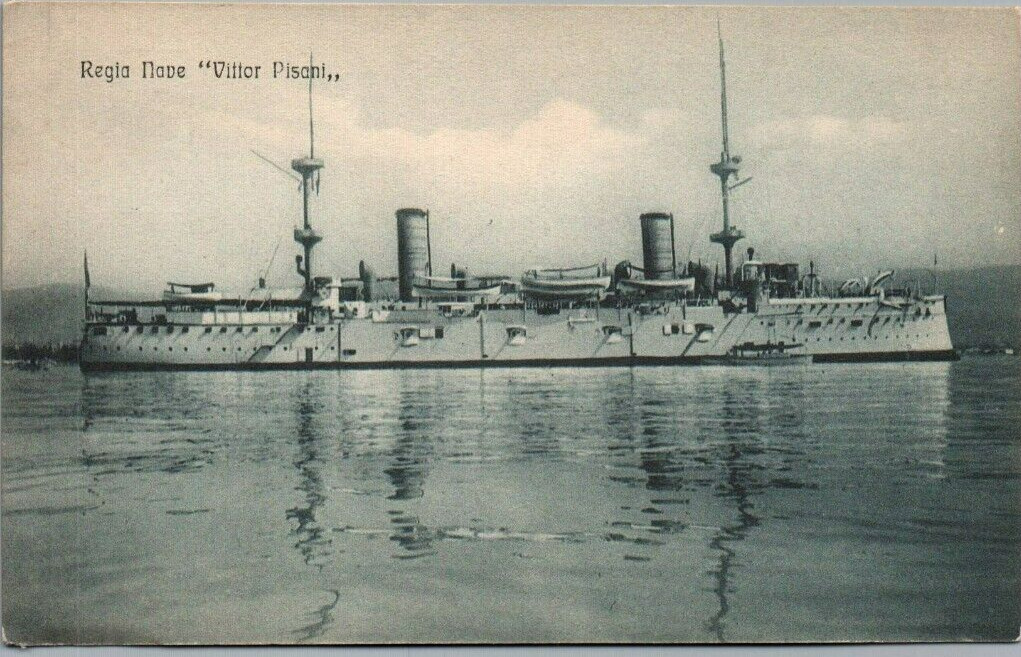 Italian Royal Navy Cruiser \'Vettor Pisani\' - WWI  c1910s