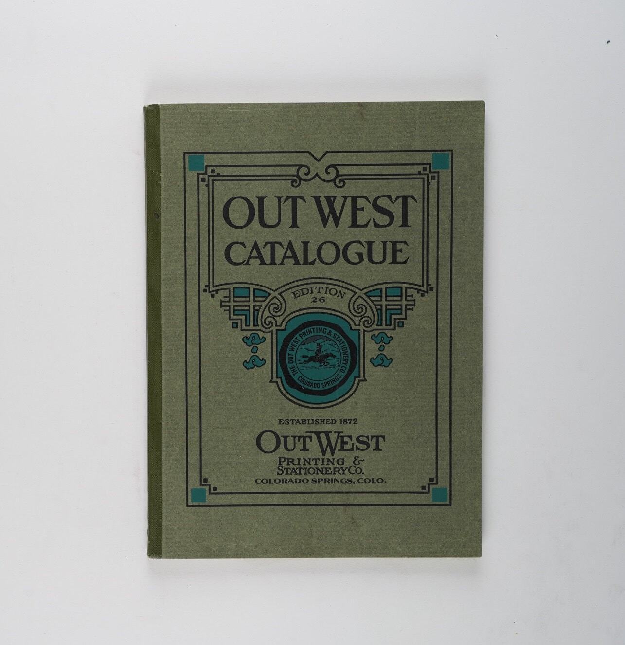 1920s Catalog of Office Supplies by Out West Company