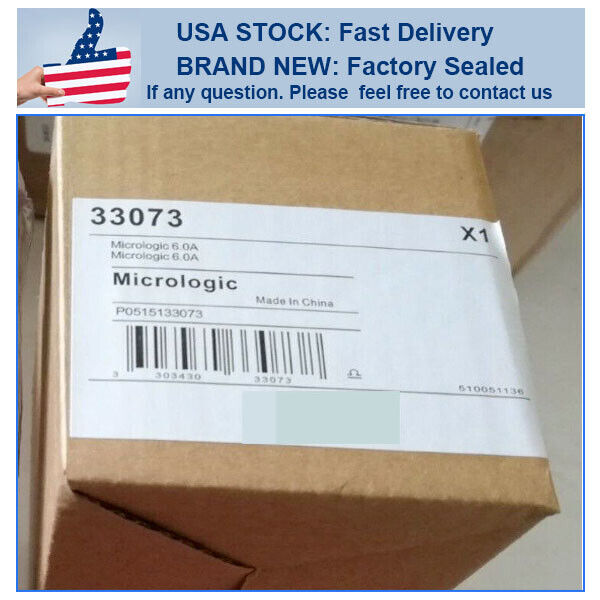 33073 100% New Original Schneider 33073 Micrologic 6.0A in box 33073 US