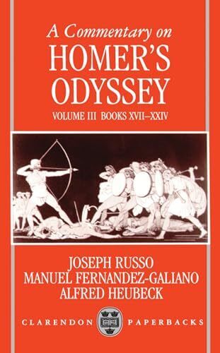 A Commentary on Homer\'s Odyssey, Vol. 3: Books 17-24