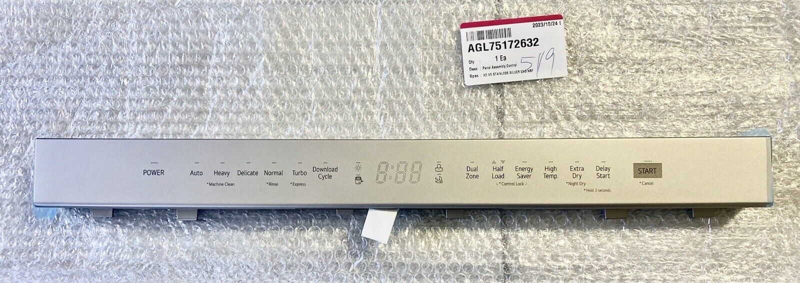 LG Dishwasher Control Panel AGL75172632