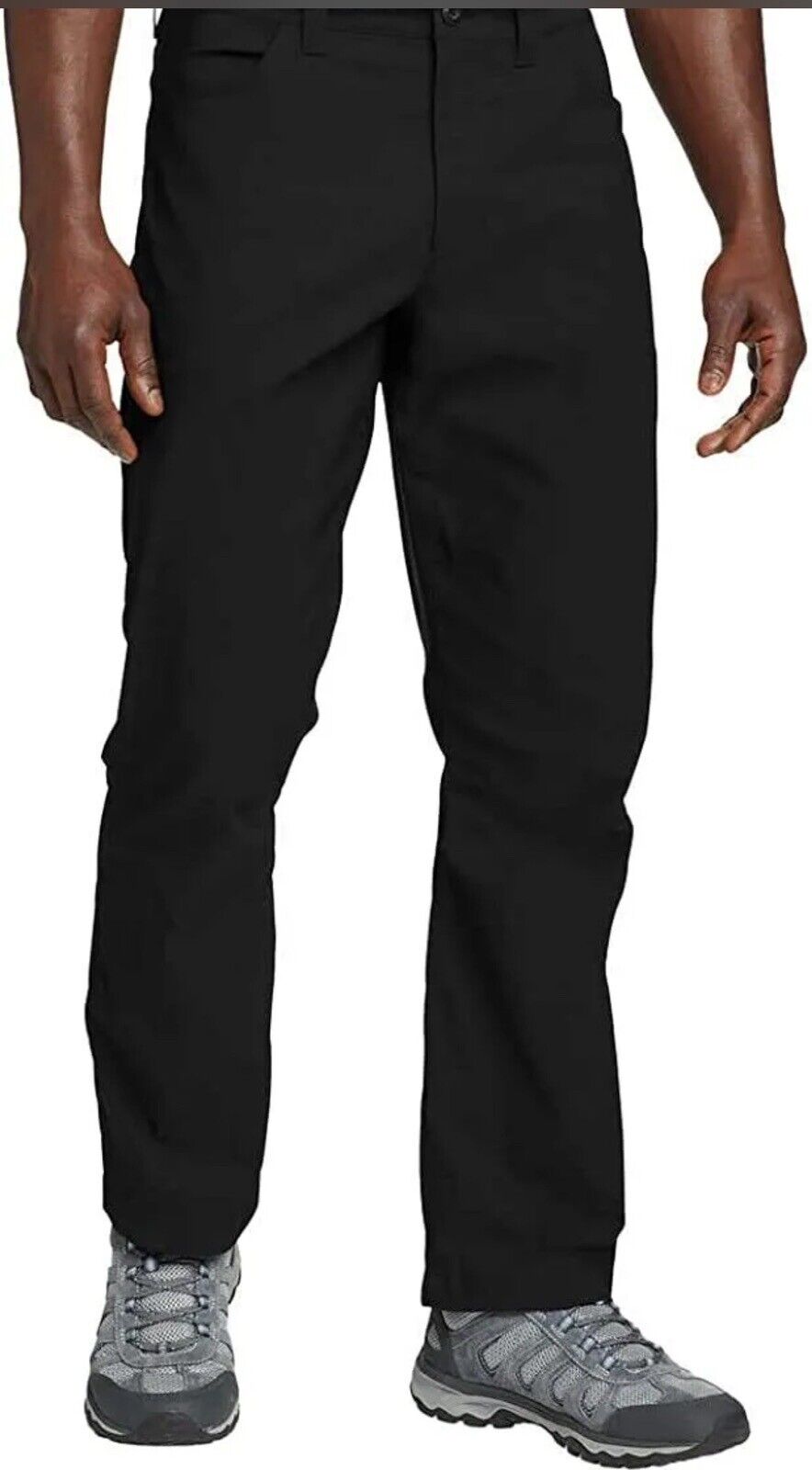 NEW Eddie Bauer Men's Adventure  UPF 50+Water Repellent Tech Pants, Black