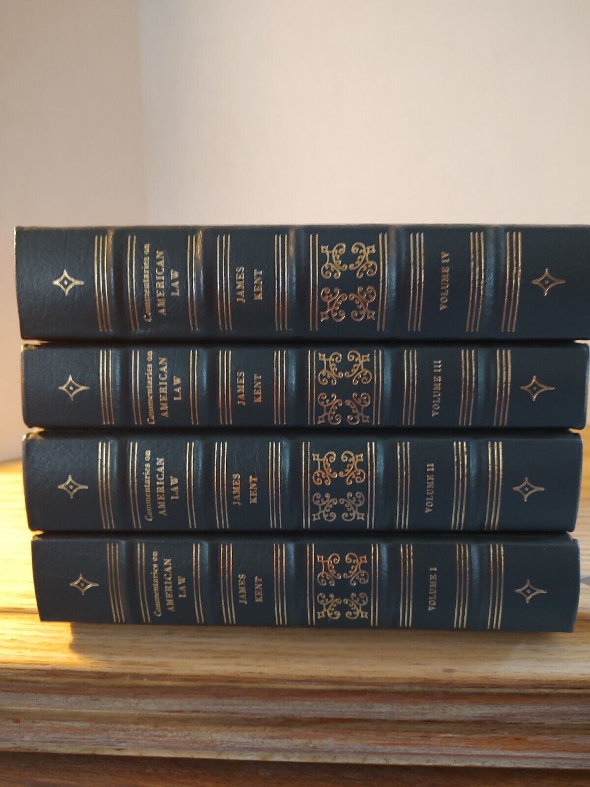 Commentaries On American Law by James Kent 4 Vol. Set The Legal Classics 1986