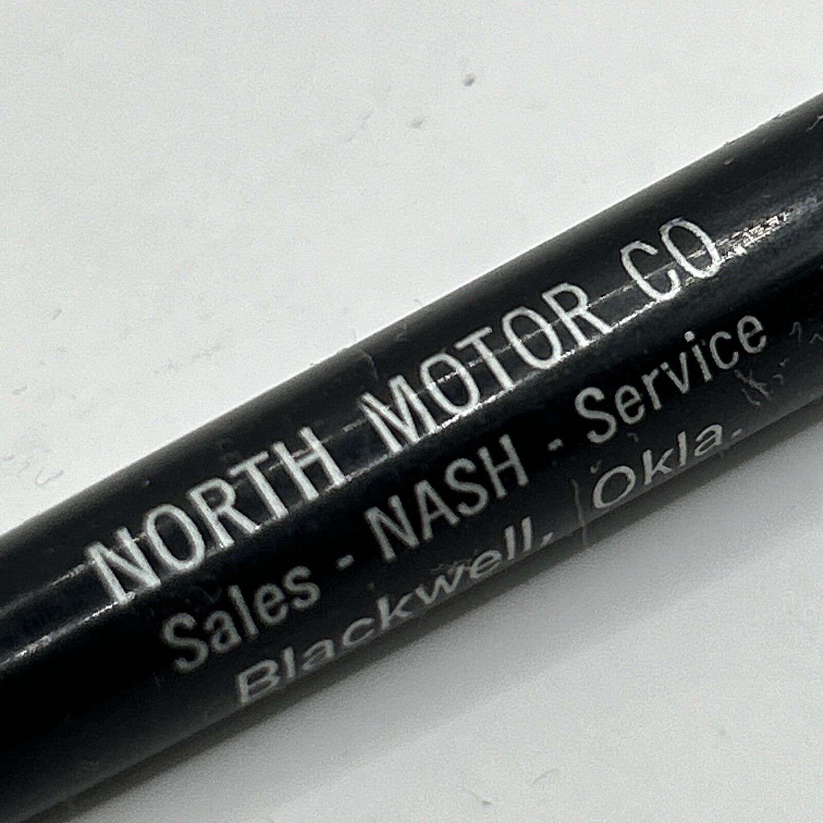 VTG c1950s Ballpoint Pen North Motor Company Nash Auto Sales Blackwell OK