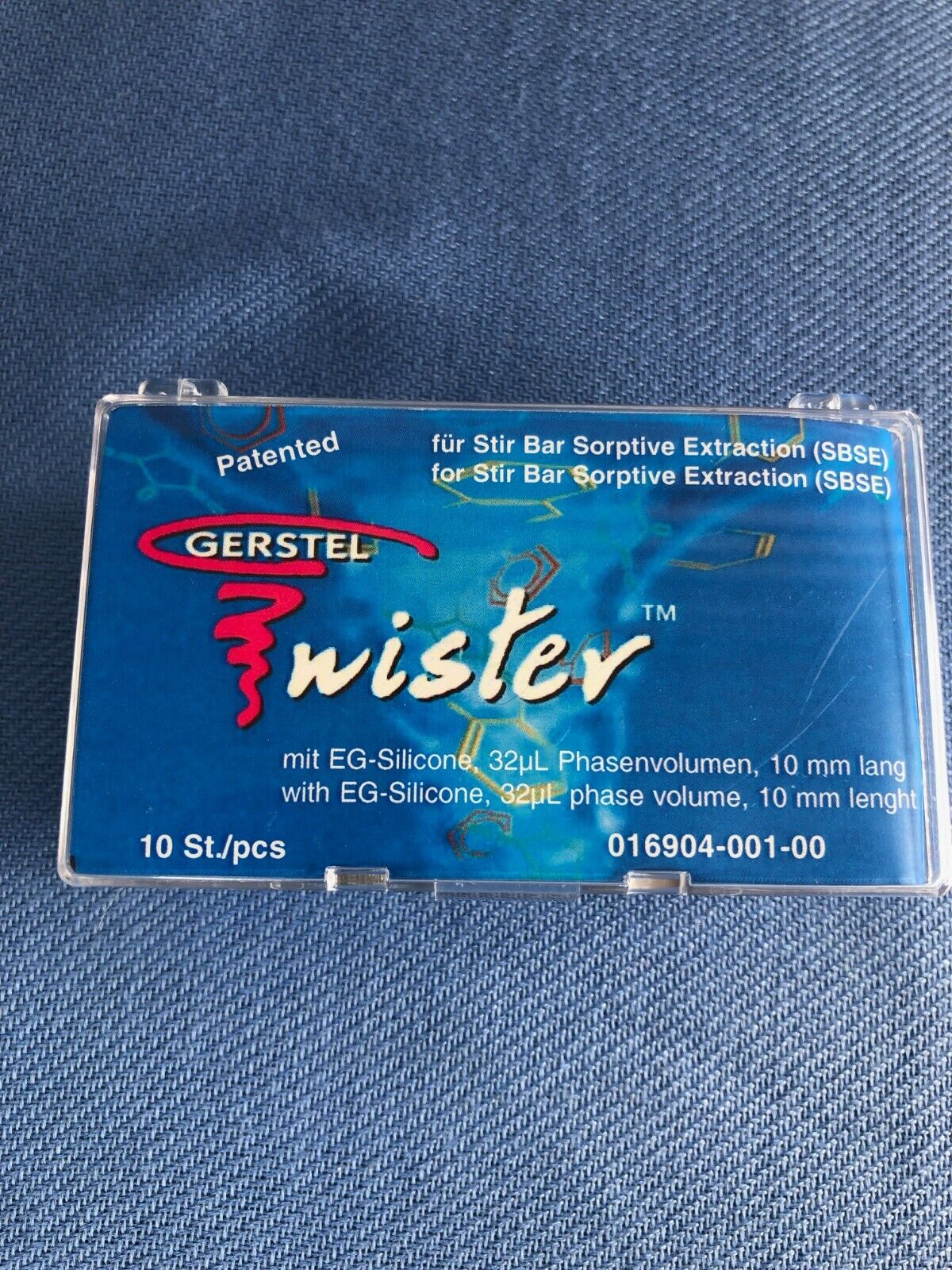 Gerstel Twister for stir bar sorptive extraction (SBSE) with EG-Silicone