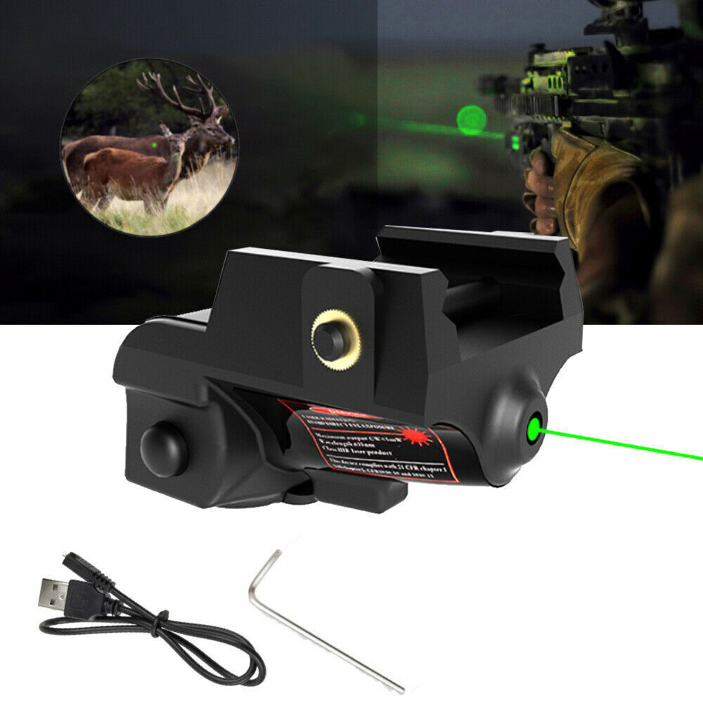 Rechargeable Red/Green/Blue Laser Sight for Pistol Glock 17 19 Taurus G2C G3 G3C
