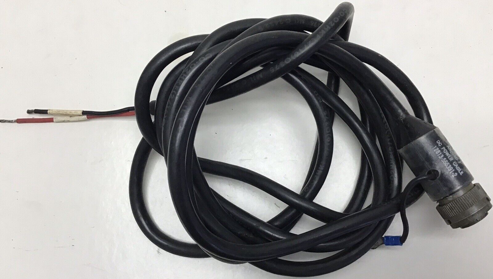 Military Radio AN/UXC-7 DC Power Cable 12ft