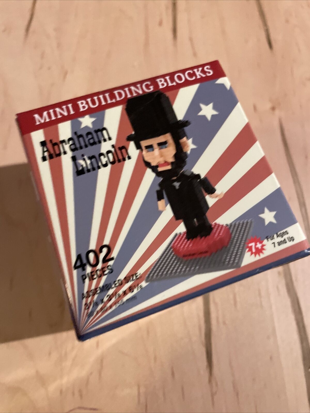 UNOPENED: Mini Building Blocks Abraham Lincoln Puzzle NEW IN BOX